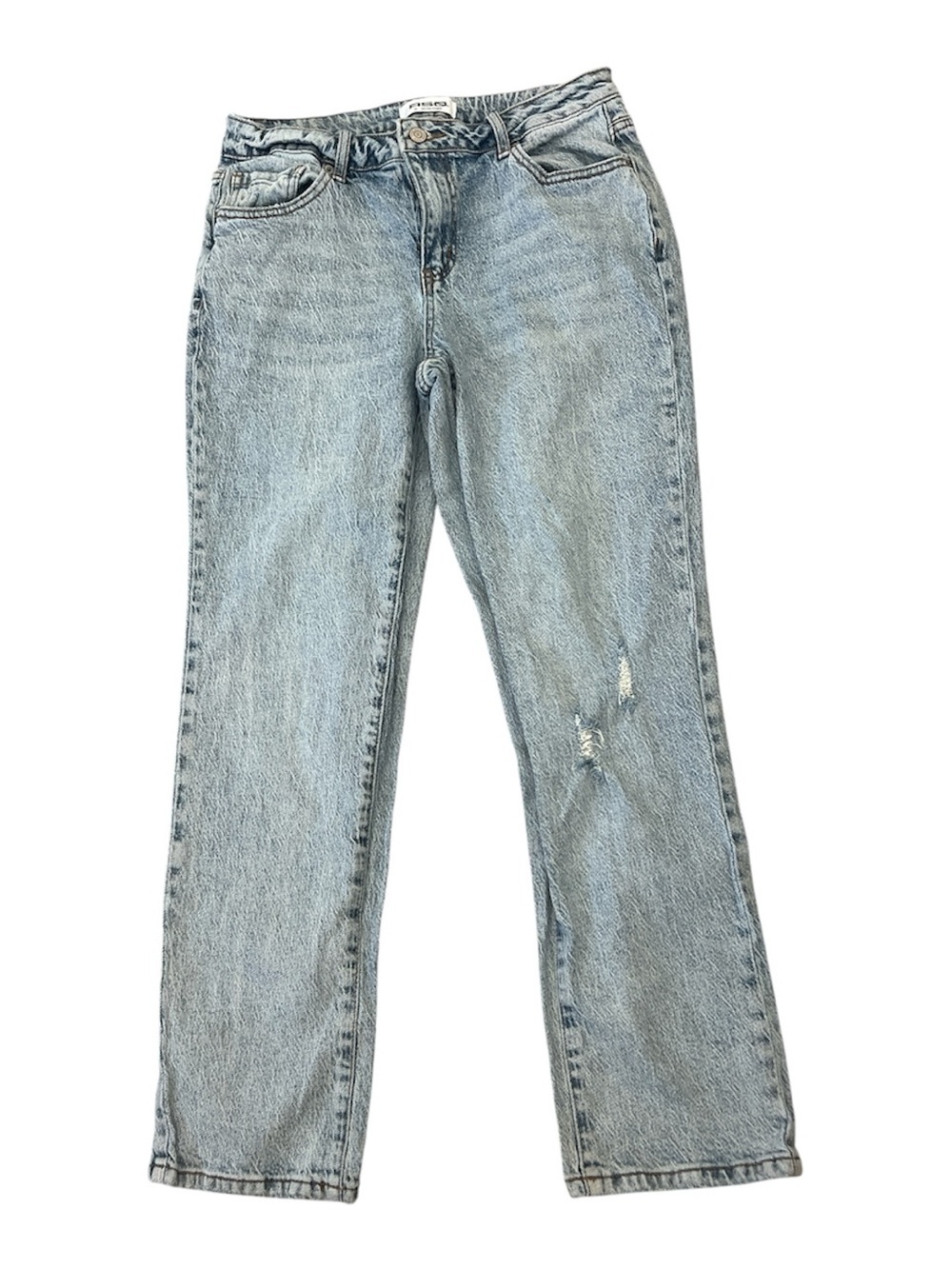 RSQ Women's Low Rise Straight lLeg Jeans - Light Blue Wash Size 29